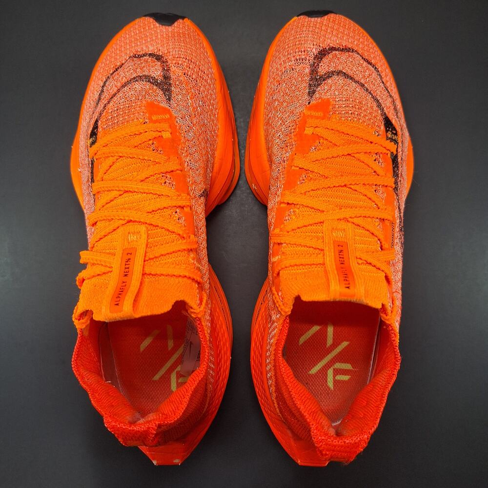 Nike Air Zoom Alphafly NEXT% 2 Womens 6.5 Total Orange DN3559-800 Running Shoes - Picture 11 of 16